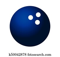 Clip Art of Bowling Ball k14773587 - Search Clipart, Illustration