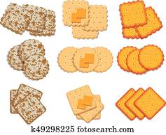 Cheese crackers Clipart Royalty Free. 106 cheese crackers clip art