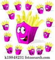 Fries Clip Art Royalty Free. 26,814 fries clipart vector EPS