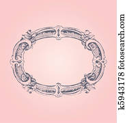 Clipart of Antique Victorian Frames k6881912 - Search Clip Art