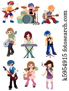 Rock Clip Art and Illustration. 65,156 rock clipart vector EPS images