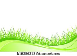 Clip Art of Grass grass - Search Clipart, Illustration Posters ...