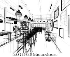 Coffee shop Illustrations and Clipart. 3,790 coffee shop royalty free