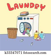 Laundry room Clipart Vector Graphics. 1,058 laundry room EPS clip art