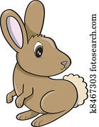 剪图clipart 吸血鬼 bunny野兔 矢量 艺术