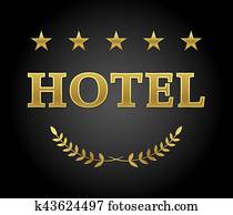 Clipart of Hotel hotel - Search Clip Art, Illustration Murals, Drawings and Vector EPS Graphics