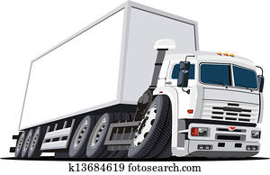 Clipart of Cartoon semi truck k25523931 - Search Clip Art, Illustration