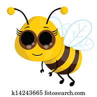 Clipart of Bees in the Hive k8874822 - Search Clip Art, Illustration