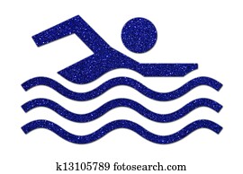 symbol for female swimmer