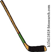 sketch of hockey stick