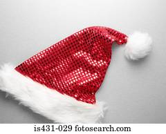 sparkly santa hats