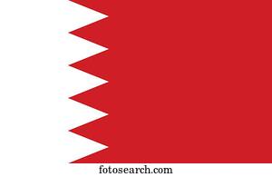 Bahrain National Flag