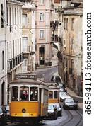 bondes, lisbon., portugal