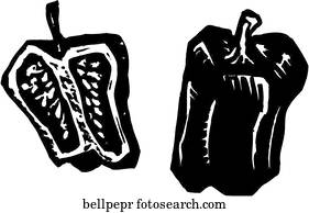 ピーマン クリップアート 切り張り イラスト 絵画 集 Bellpe C Fotosearch