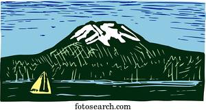 Mount Rainier Clip Art | Our Top 25 Mount Rainier Vectors | Fotosearch
