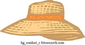 Sun Hat Clip Art | Our Top 1000+ Sun Hat Vectors | Fotosearch