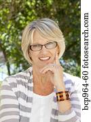 Portrait of woman outdoors