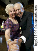 A couple on the dance floor. A couple on the dance floor.
