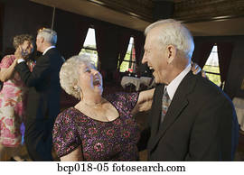 Senior couples on the dance floor.