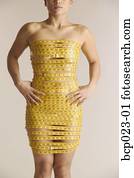 אישה צעירה, עטוף, ב, למדוד סרט