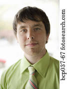 Portrait of male office worker