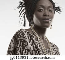 Portrait of a mid adult woman