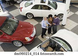 par, comprando, um, car