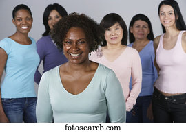 gesellschaft, von, multi-ethnisch, frauen