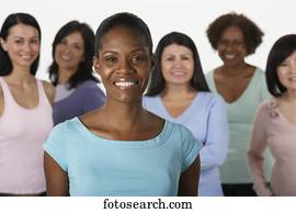 Group of multi-ethnic women