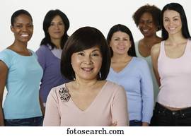 Group of multi-ethnic women