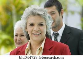 Portrait of Hispanic businesswoman