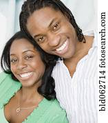 אפריקני, זוג מחבק