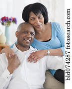 אפריקני, זוג מחבק