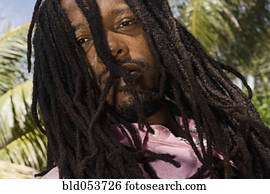 African man with dreadlocks