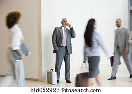 älter, afrikanisch, geschäftsmann, unterhaltung zelle telefon