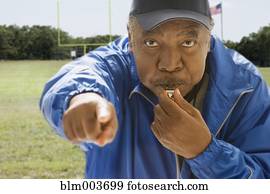 africano, árbitro futebol americano, fundir assobia