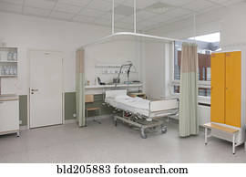 Delivery ward in hospital maternity unit
