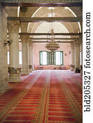 interior, de, mesquita