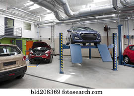 mecânico, e, prático, educação, facilidade, car, oficina