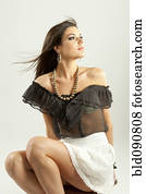 Glamorous Caucasian woman