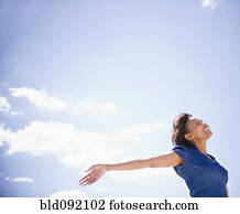 Carefree Black woman