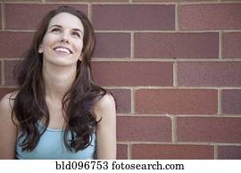 Smiling Caucasian woman