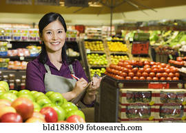 Grocery Clerk Images and Stock Photos. 932 grocery clerk photography
