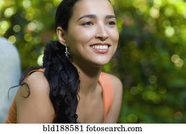 Hispanic woman smiling