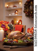 ação graças, asse peru, ligado, platter