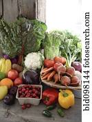 Variety of fresh vegetables