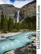 cachoeira, fluir, sobre, penhasco