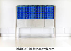 programa partida, em, aeroporto