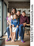 Portrait of smiling family Portrait of smiling family