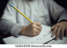spanisch, junge, üben, schreibende, alphabet spanisch, junge, üben, schreibende, alphabet